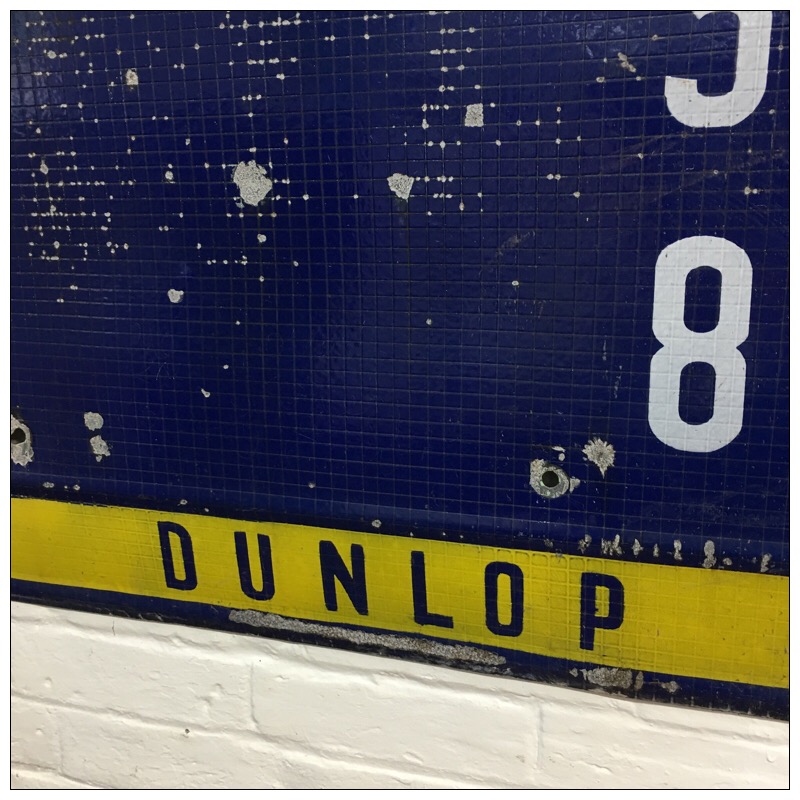 Original French Cycling Road Dunlop Enamel Sign - Image 4