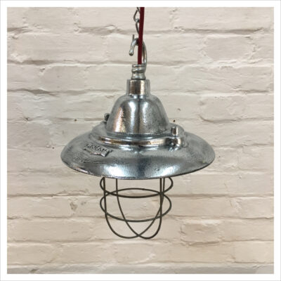 Polished Walsall Vintage Pendant Light