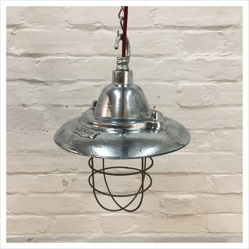 Polished Walsall Vintage Pendant Light