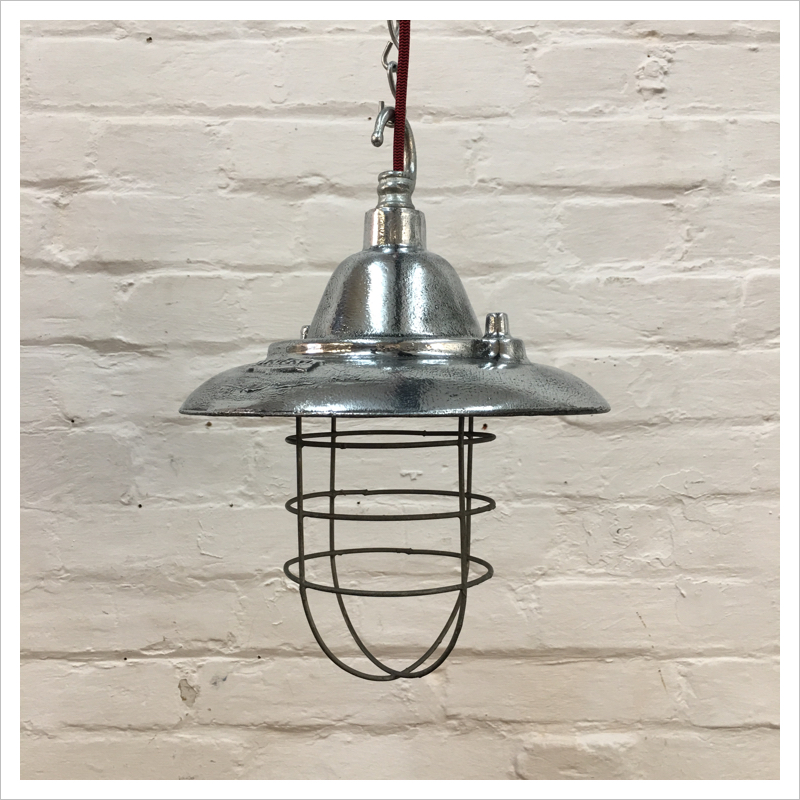 Polished Walsall Vintage Pendant Light