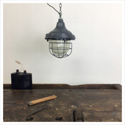Cast GEC Industrial Pendant Light
