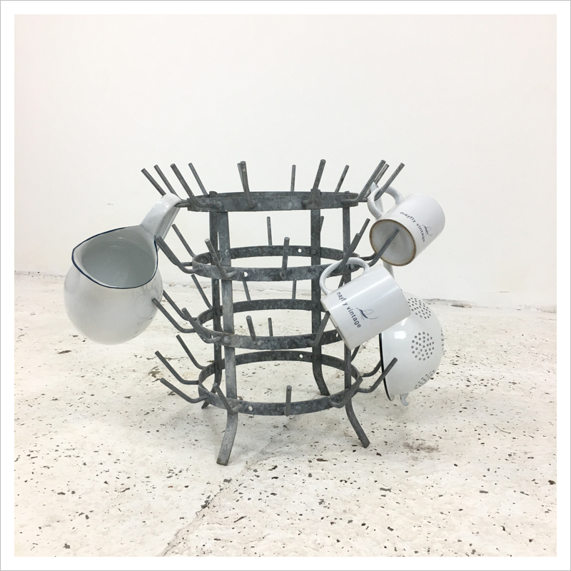 4 Tier Vintage French Bottle Dryer