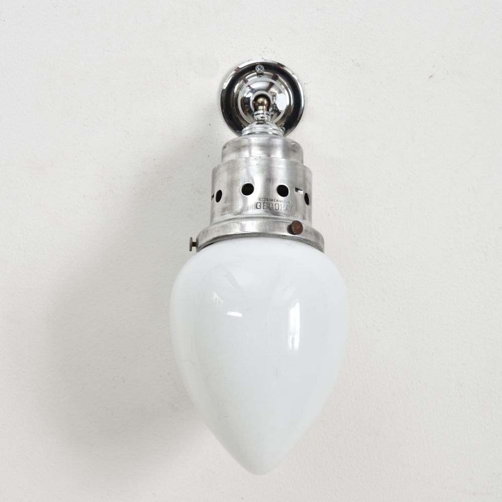 Antique GECoray Opaline Wall Light