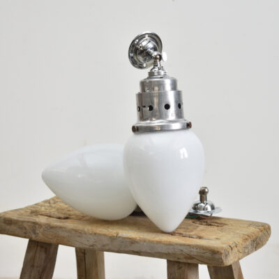 Antique GECoray Opaline Wall Light
