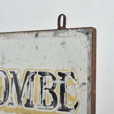 Antique Metal Farm Sign