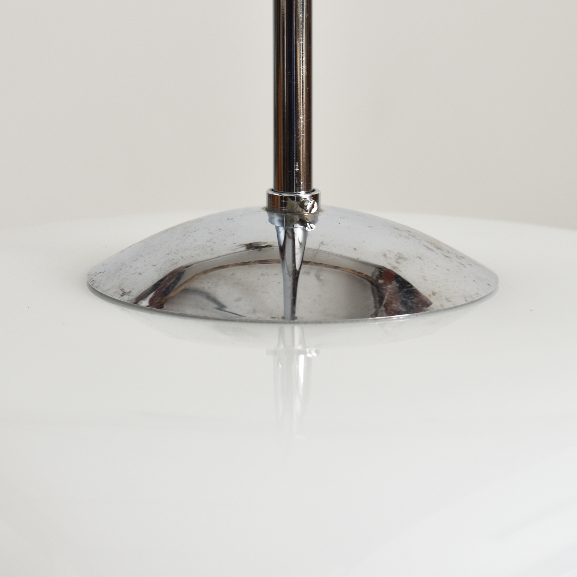 Large Antique Opaline Pendant Light