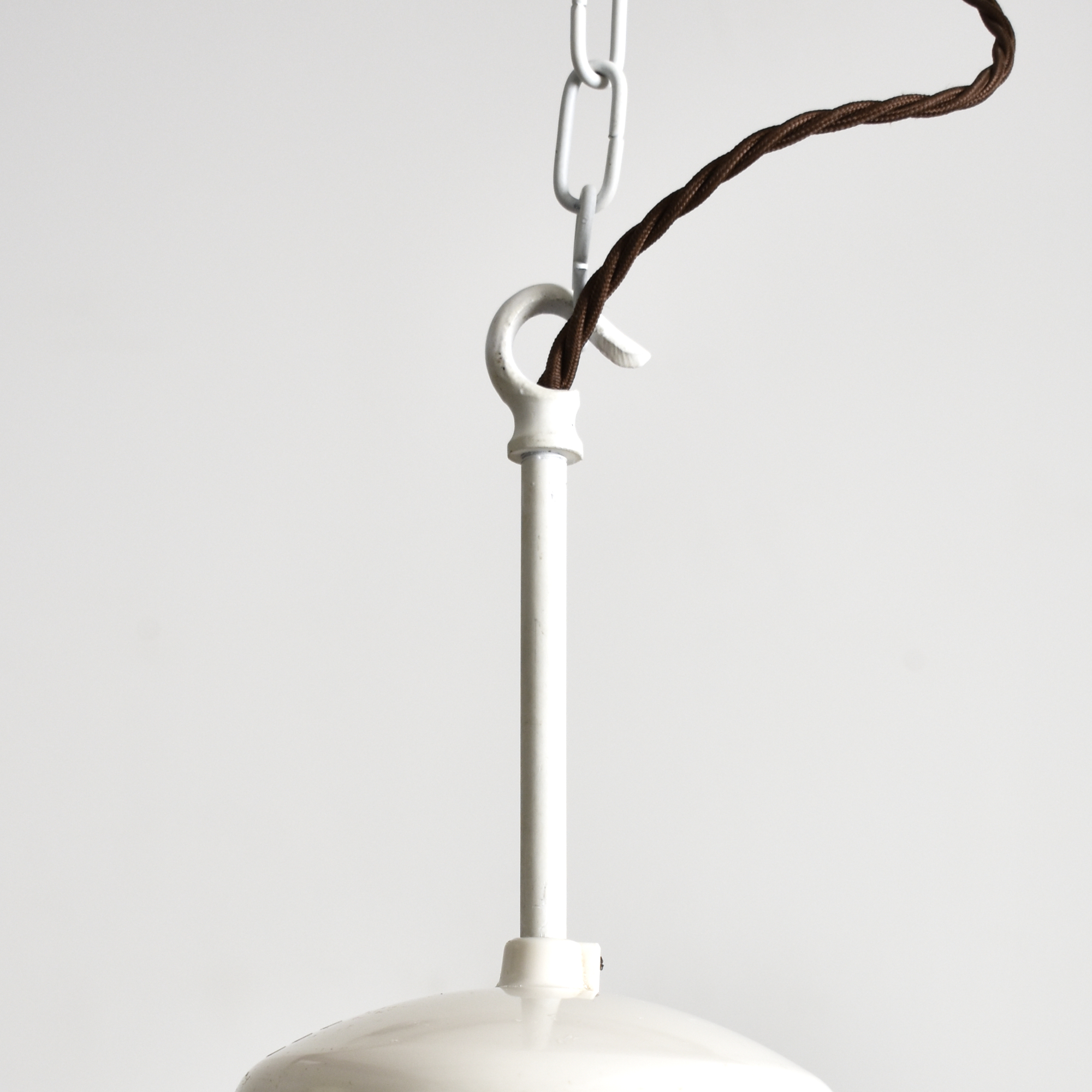 Antique Opaline Pendant Light Acorn - C