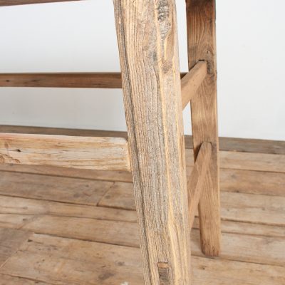 Antique Rustic Elm Console Table - AR