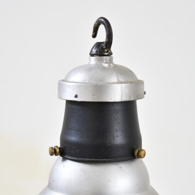 Antique GEC GECoRay Pendant Mercury Glass Light - A