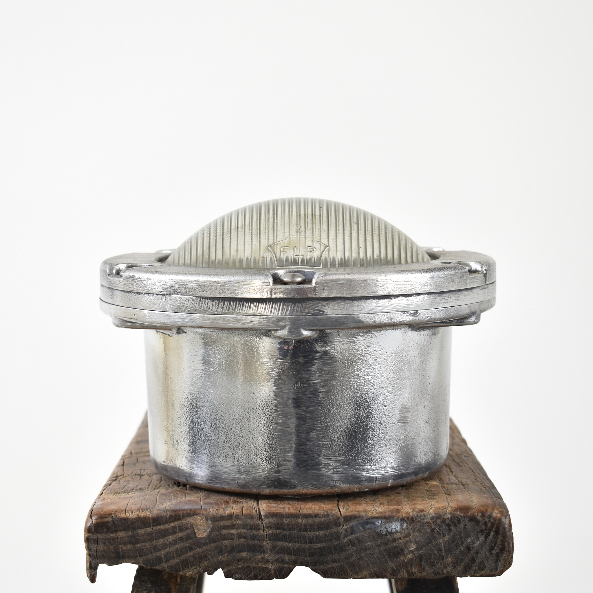Original Polished Holophane Bulkhead Light