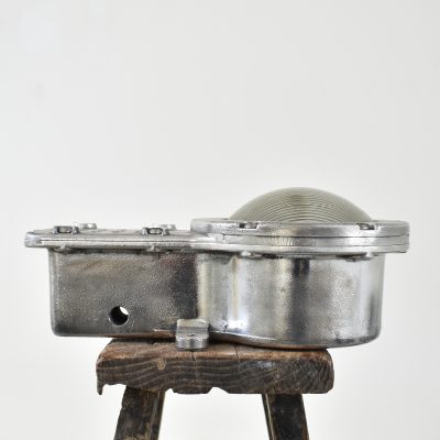 Original Polished Holophane Bulkhead Light