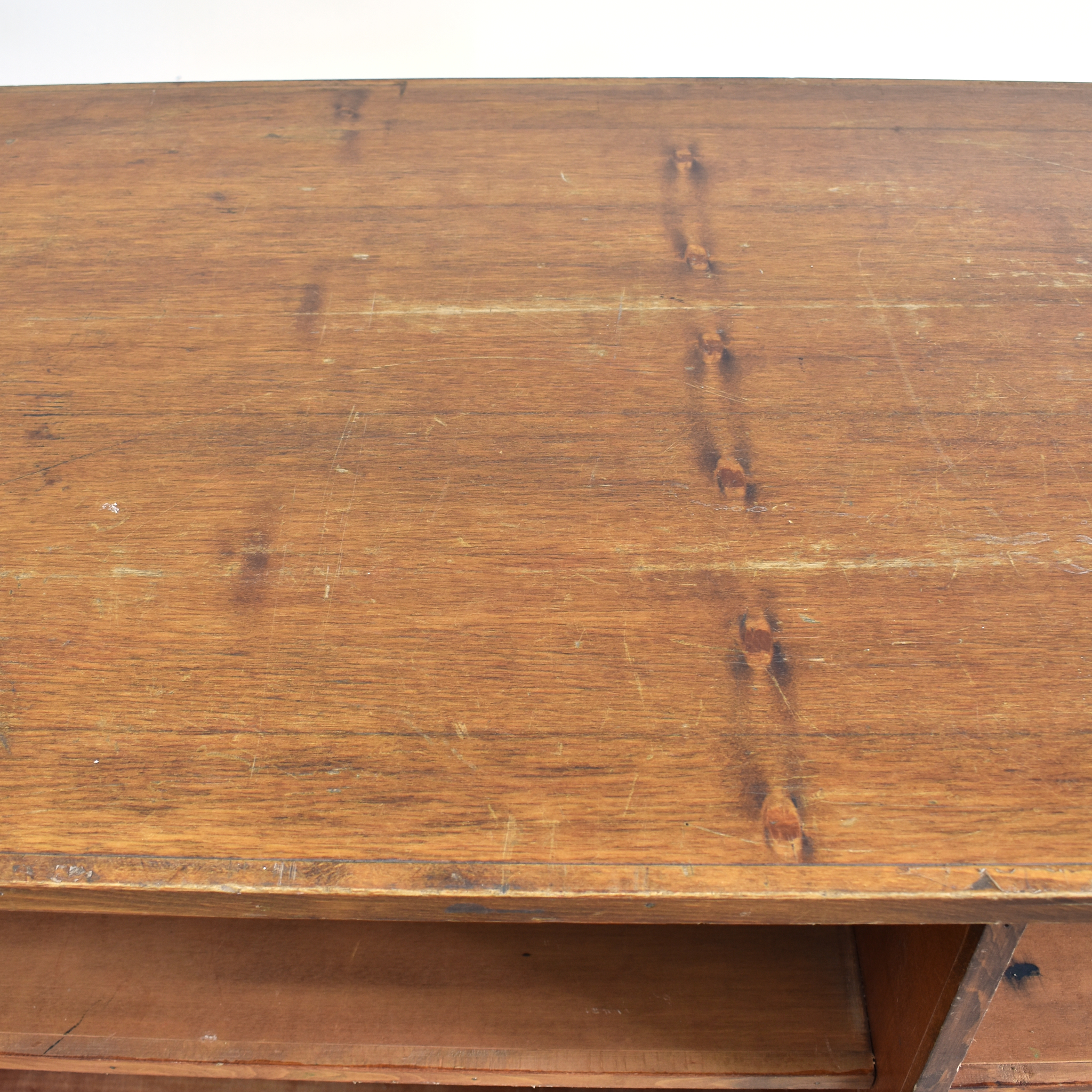 Mid Century Wooden Pigeon Hole Storage Unit