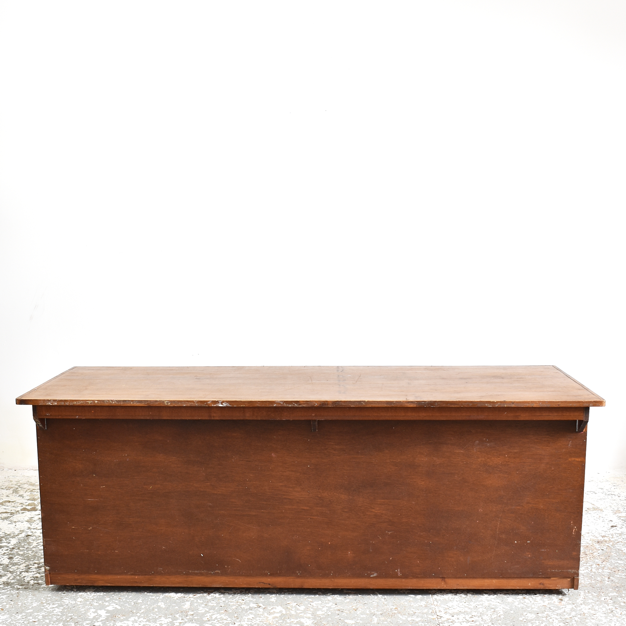 Mid Century Wooden Pigeon Hole Storage Unit