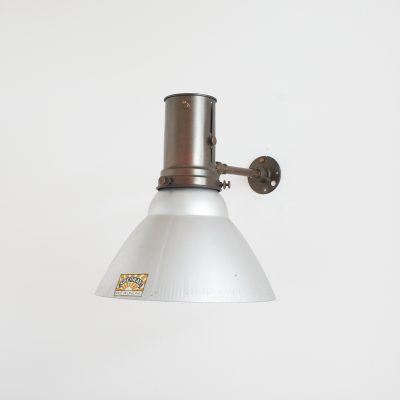 Antique GEC GECoRay Mirrored Mercury Glass Wall Light - H