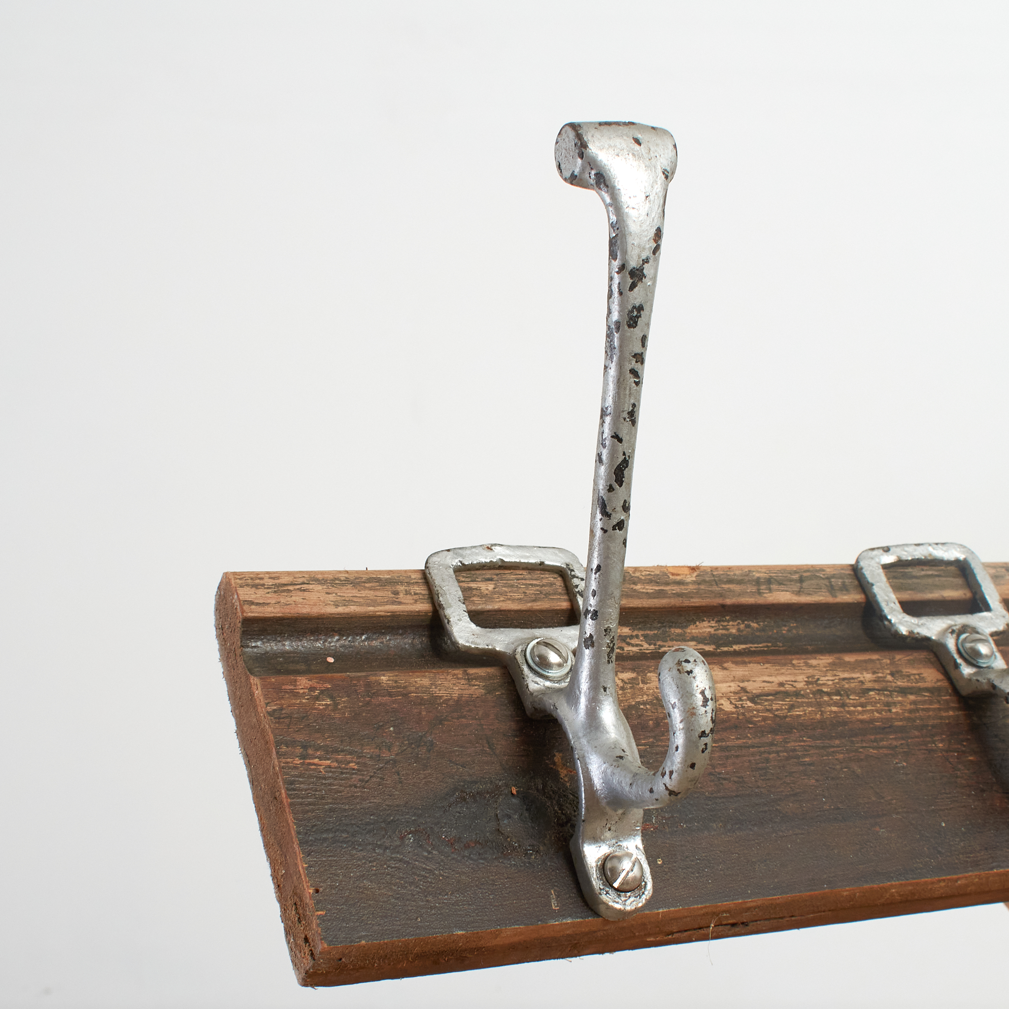 Vintage School Six Coat Hooks
