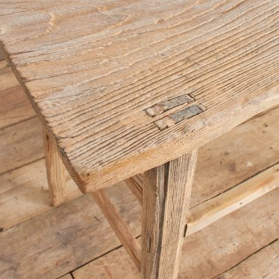 Antique Rustic Elm Console Table - AR