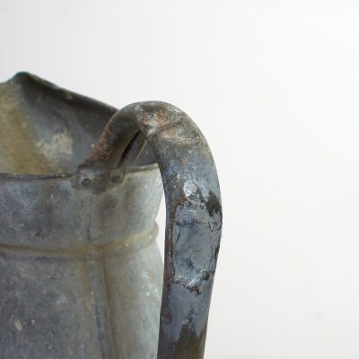 Large Vintage French Galvanised Jug