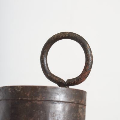 Antique Metal Storage Pot