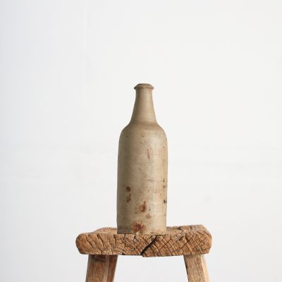 Antique Normandy Stoneware Cider Bottle- K