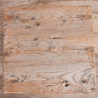 Antique Rustic Square Bedside Lamp Coffee Table -D