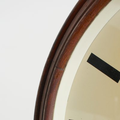 Large Antique Wooden Gents of Leicester Station Wall Clock - B