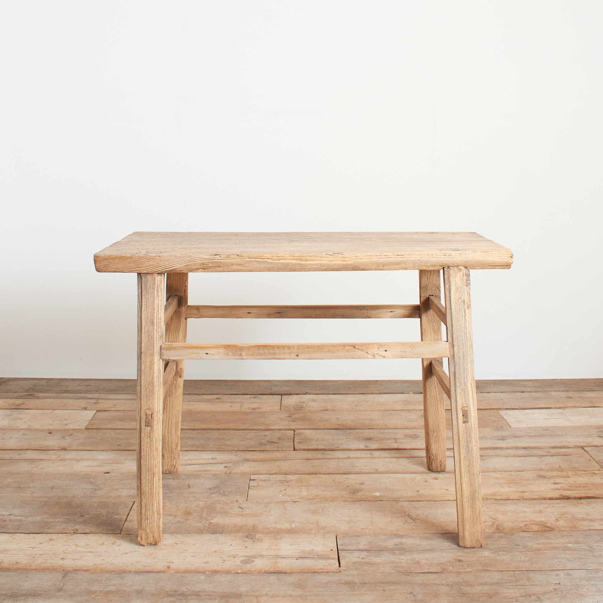 Antique Rustic Elm Console Table - AR