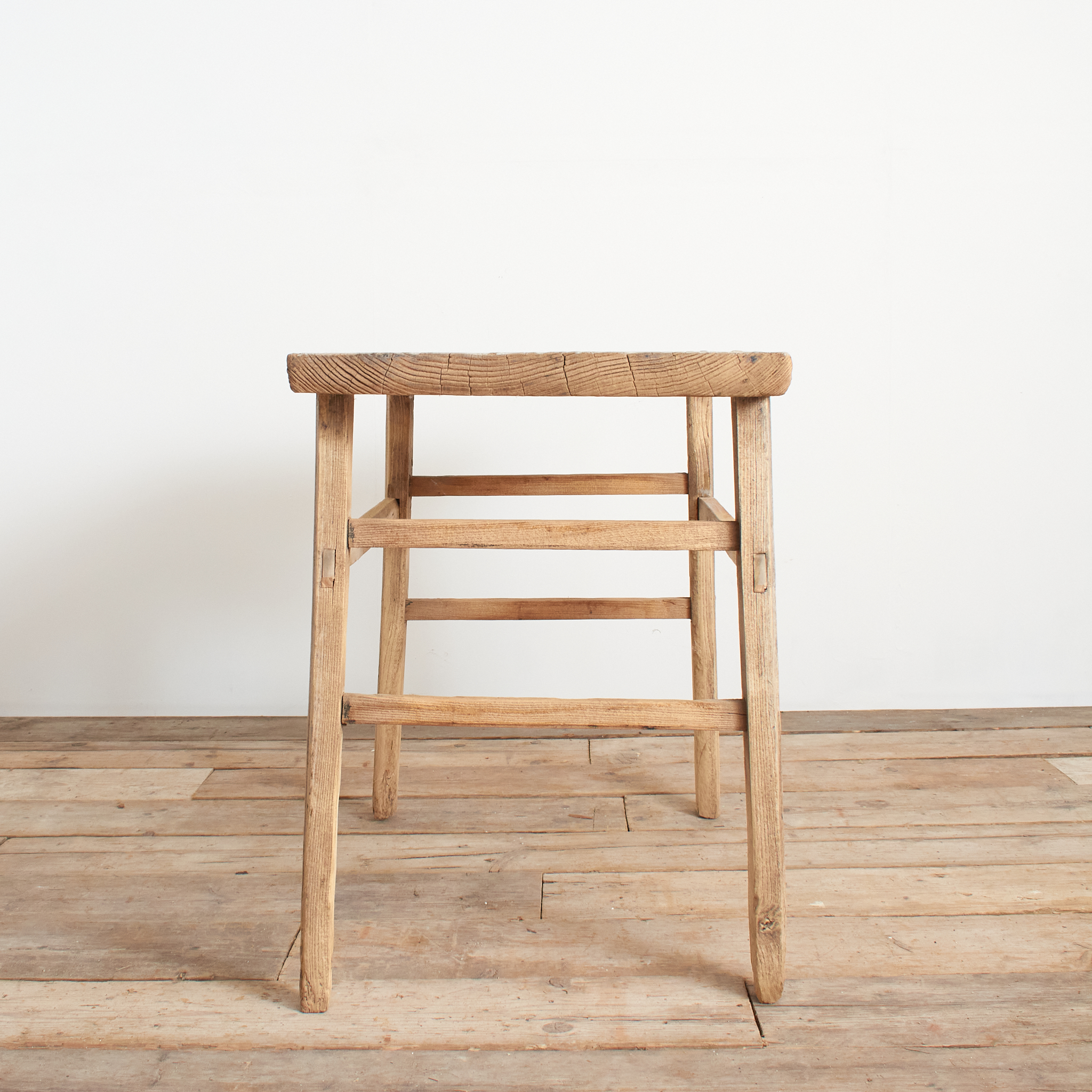 Antique Rustic Elm Console Table - AR