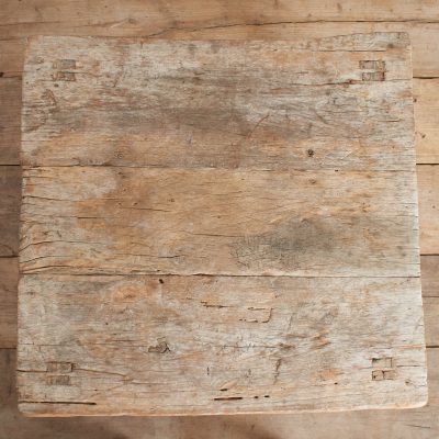 Antique Rustic Square Bedside Lamp Coffee Table -G