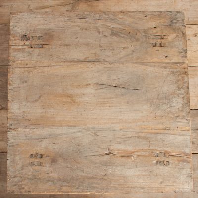 Antique Rustic Square Bedside Lamp Coffee Table -H