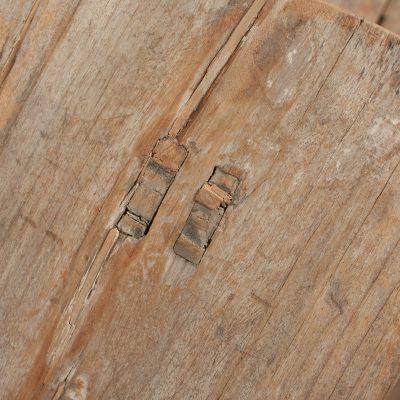 Antique Rustic Square Bedside Lamp Coffee Table -H