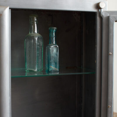 Industrial Metal Bathroom Wall Cupboard