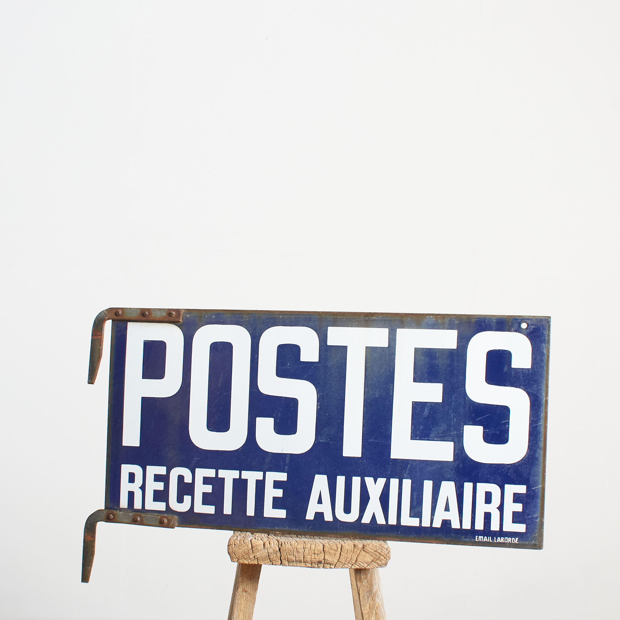 Vintage French Enamel Post Office Sign