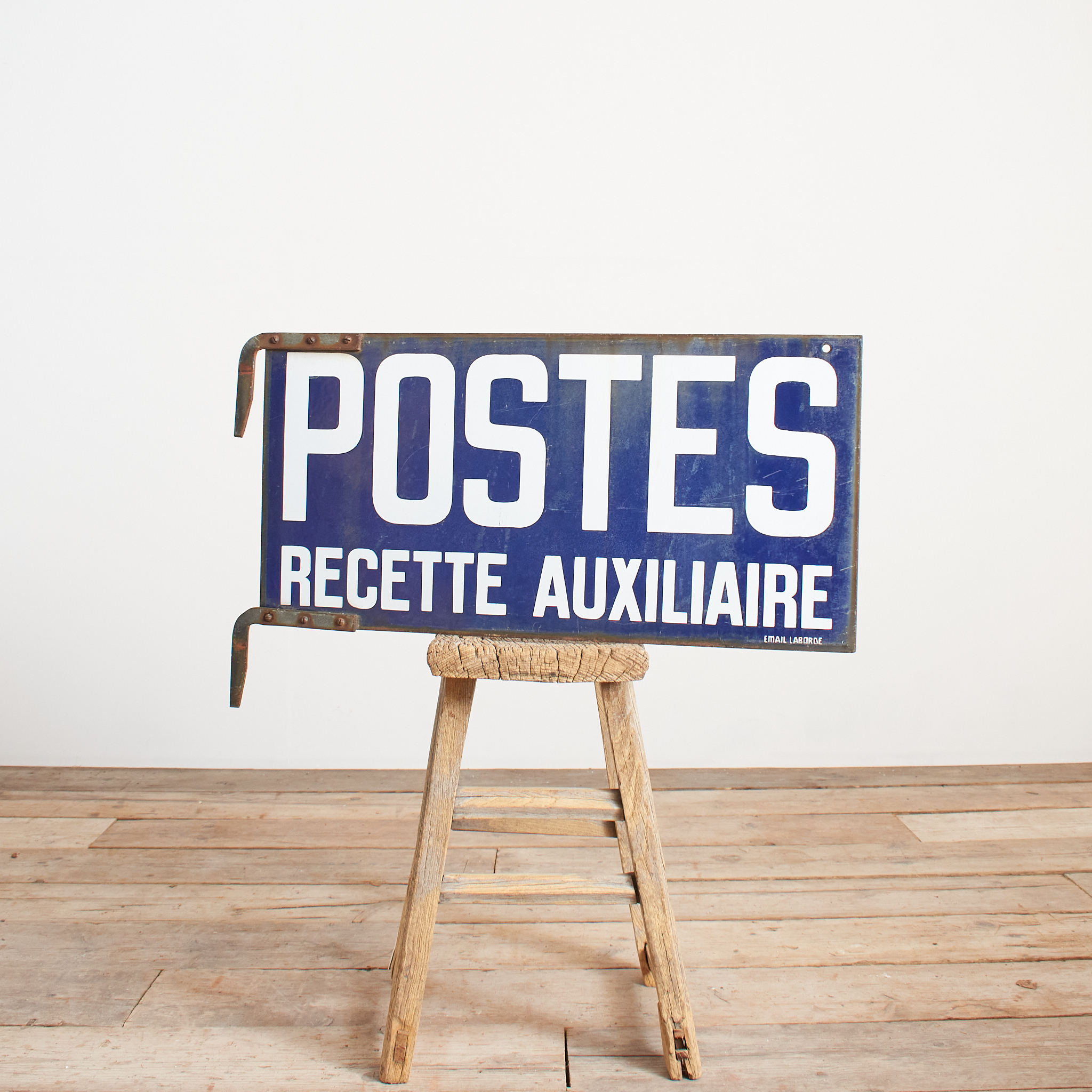 Vintage French Enamel Post Office Sign