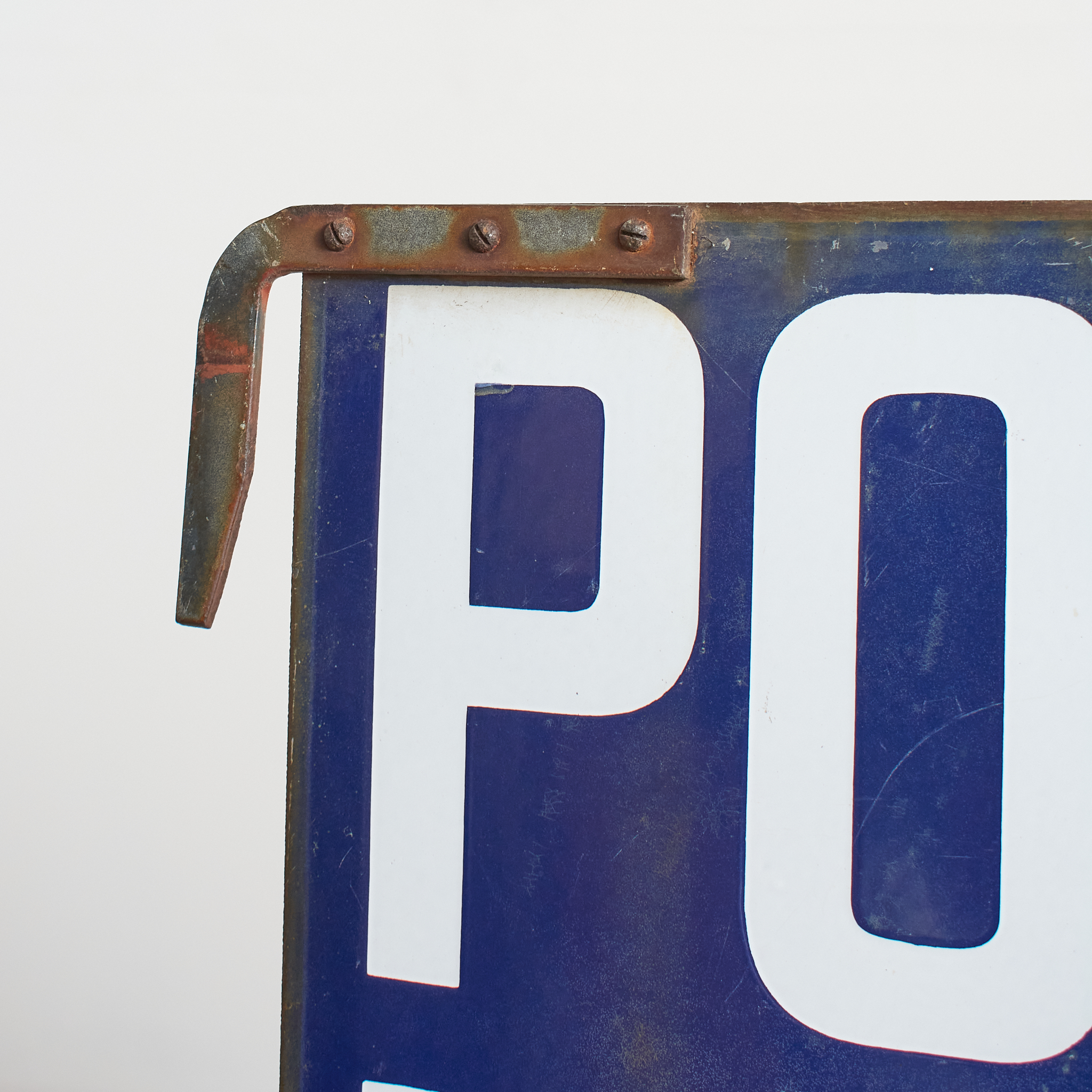 Vintage French Enamel Post Office Sign