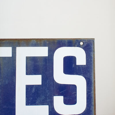 Vintage French Enamel Post Office Sign