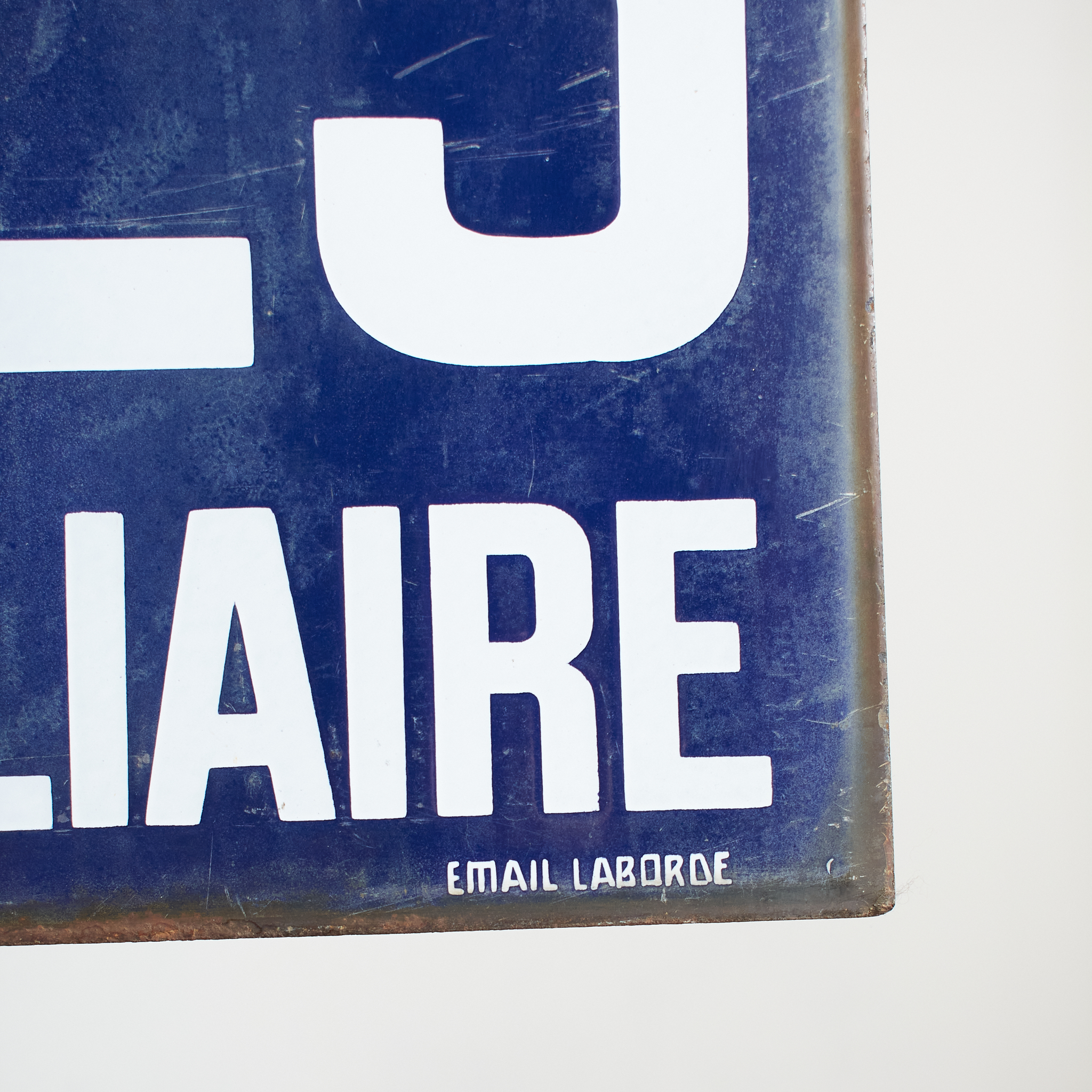 Vintage French Enamel Post Office Sign