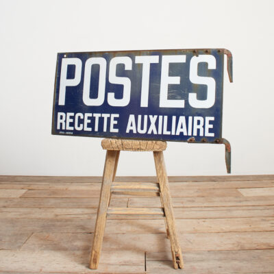 Vintage French Enamel Post Office Sign