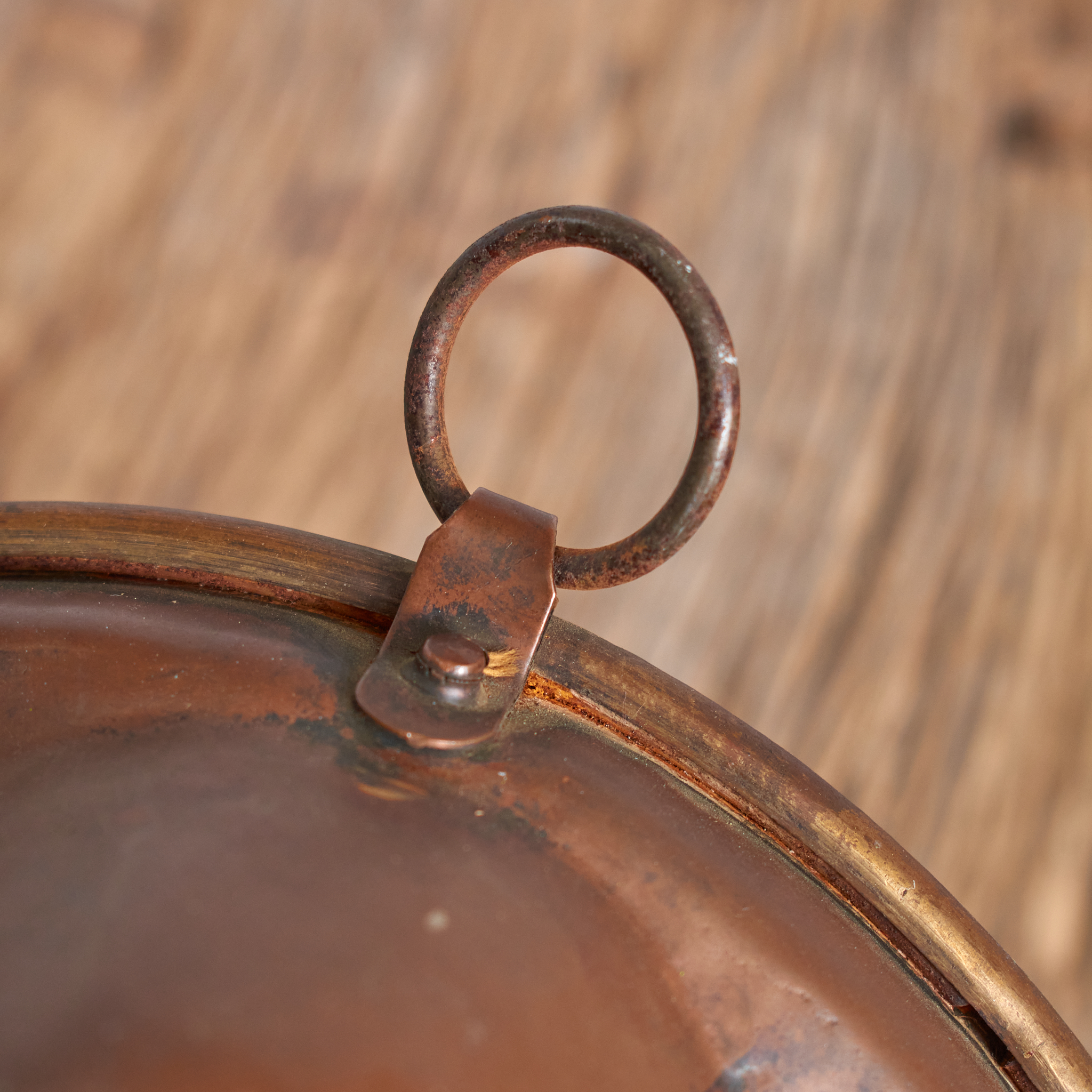 Antique Copper Jelly Mould - D