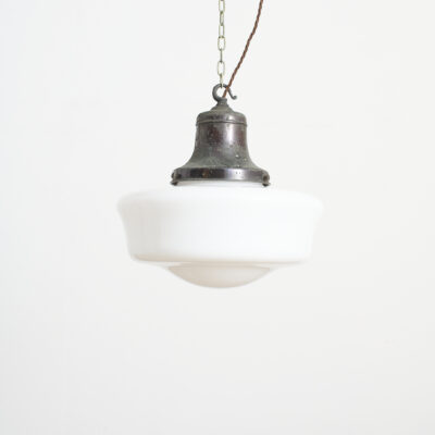 Antique Church Opaline Pendant Light - AR