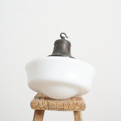 Antique Church Opaline Pendant Light - AR