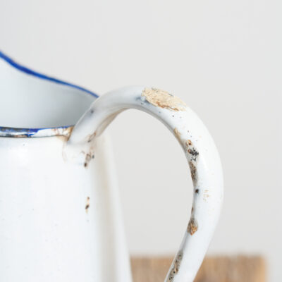 Vintage French Enamel Milk Jug