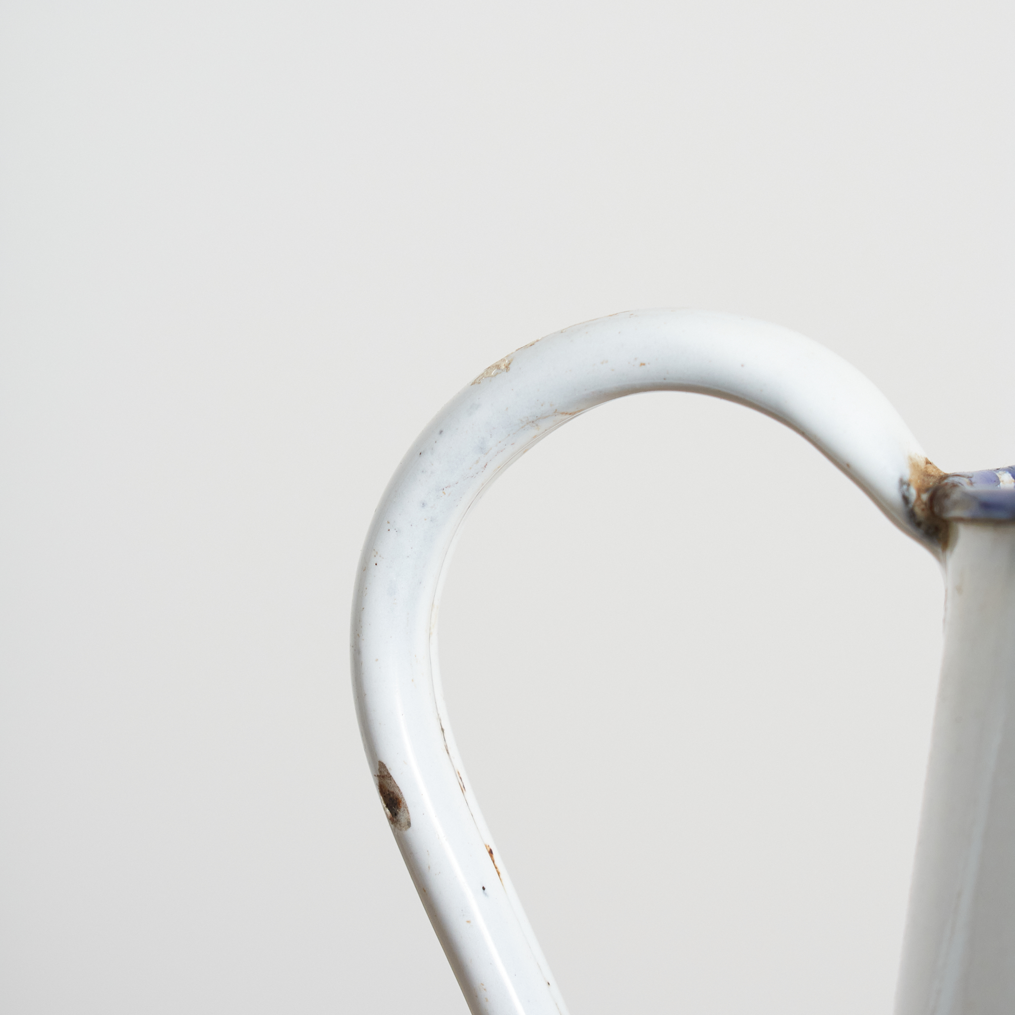 Vintage French Enamel Milk Jug