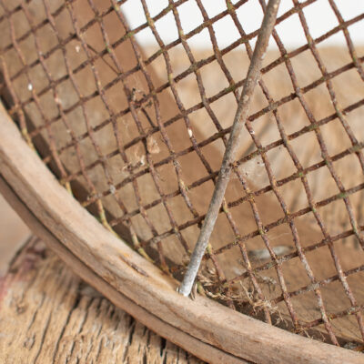 Vintage Garden Riddle Sieve- O