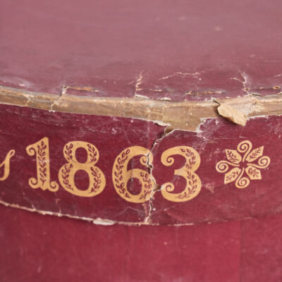 Set of three 19th Century French Hat Boxes