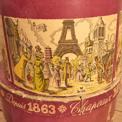 Set of three 19th Century French Hat Boxes