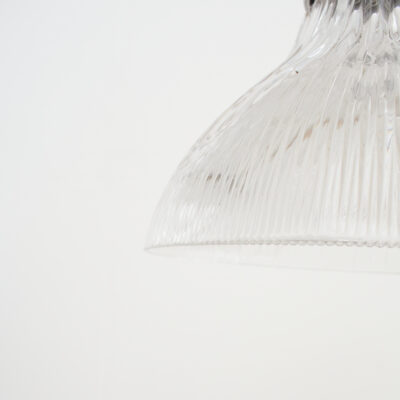 Antique Reclaimed Glass Holophane Pendant Light – AE