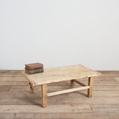 Antique Rustic Elm Coffee Table - BB