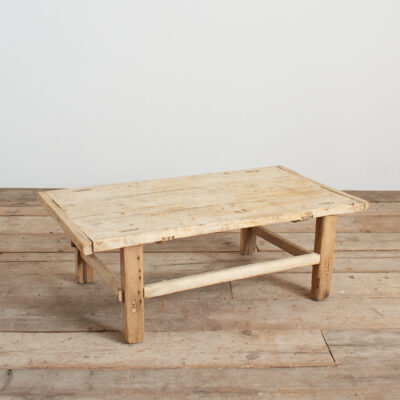 Antique Rustic Elm Coffee Table - BB