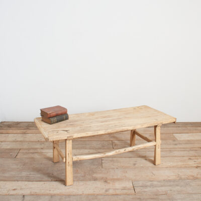 Antique Rustic Elm Coffee Table - BC