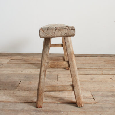 Antique Reclaimed Rustic Wooden Hallway Pig Bench -DC